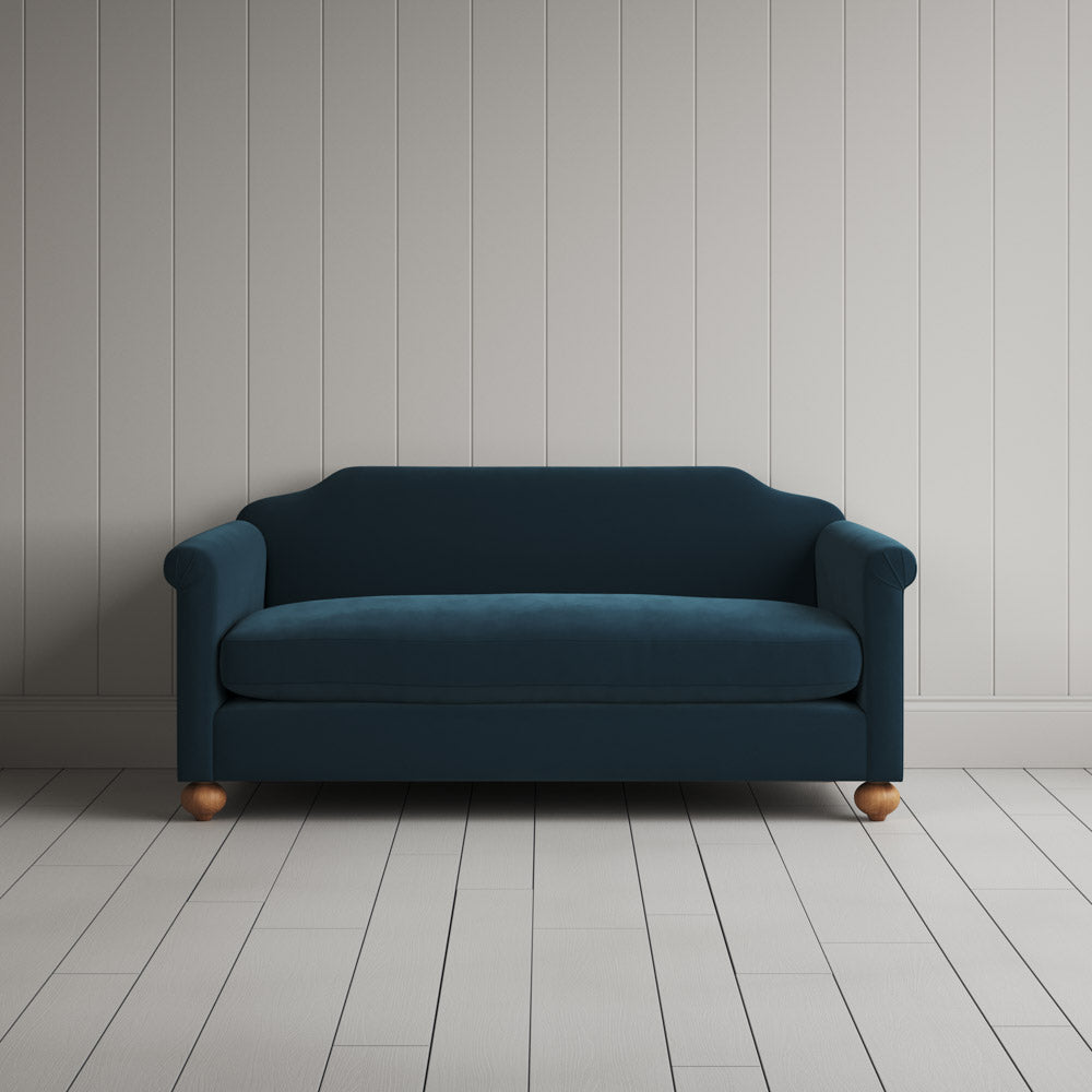  Front view of Dolittle 2 Seater Sofa in Intelligent Velvet Aegean 