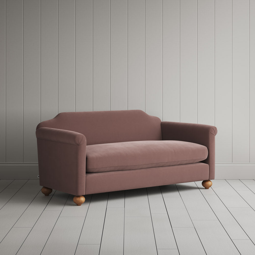  Dolittle 2 Seater Sofa in Intelligent Velvet Dusky Pink 