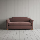 Front view of Dolittle 2 Seater Sofa in Intelligent Velvet Dusky Pink