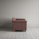 Side view of Dolittle 2 Seater Sofa in Intelligent Velvet Dusky Pink