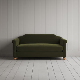 Front view of Dolittle 2 Seater Sofa in Intelligent Velvet Juniper