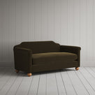 Dolittle 2 Seater Sofa in Intelligent Velvet Seaweed angled view - NiX