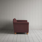 Side profile of Dolittle 2 Seater Sofa in Laidback Linen Damson
