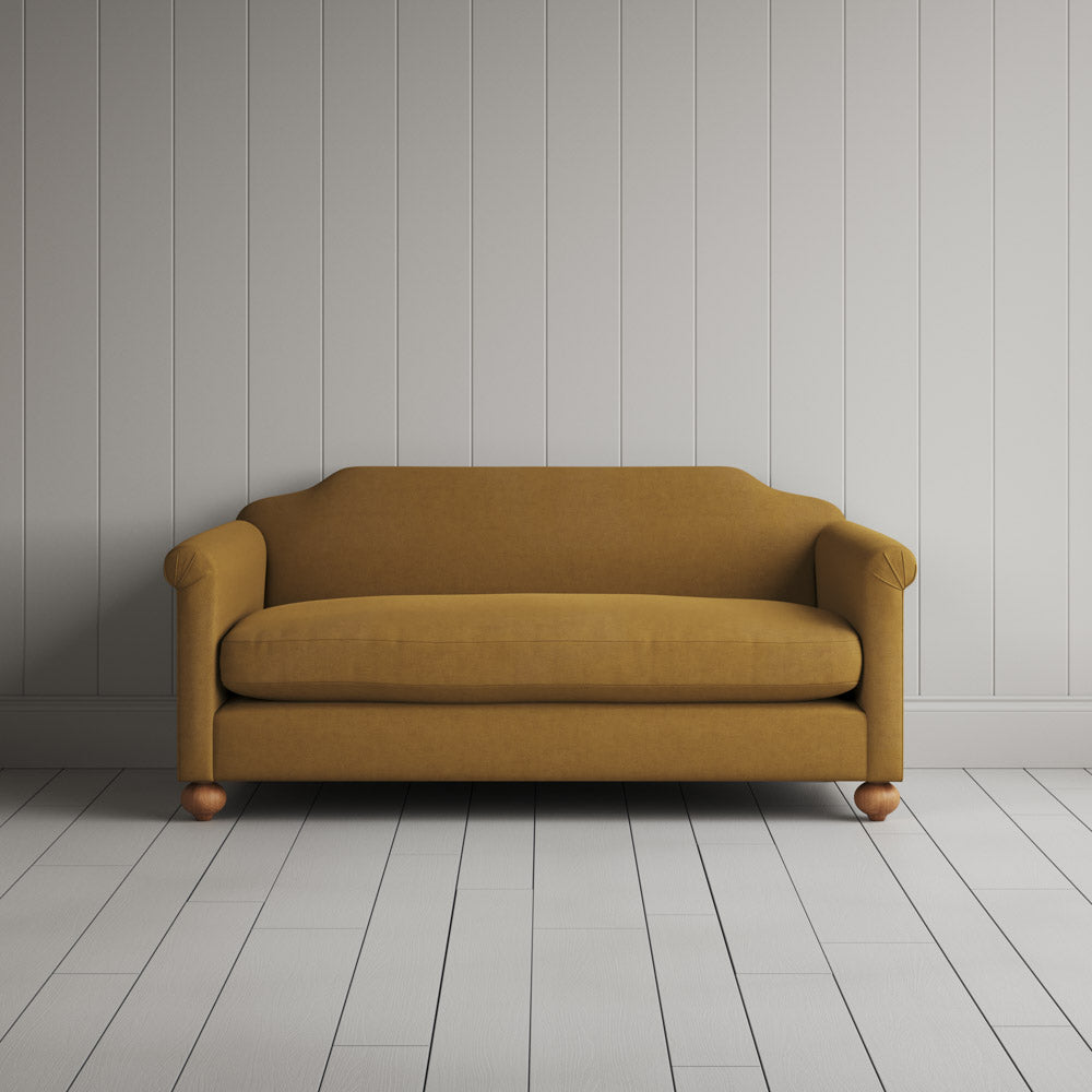  Front view of Dolittle 2 Seater Sofa in Laidback Linen Ochre 