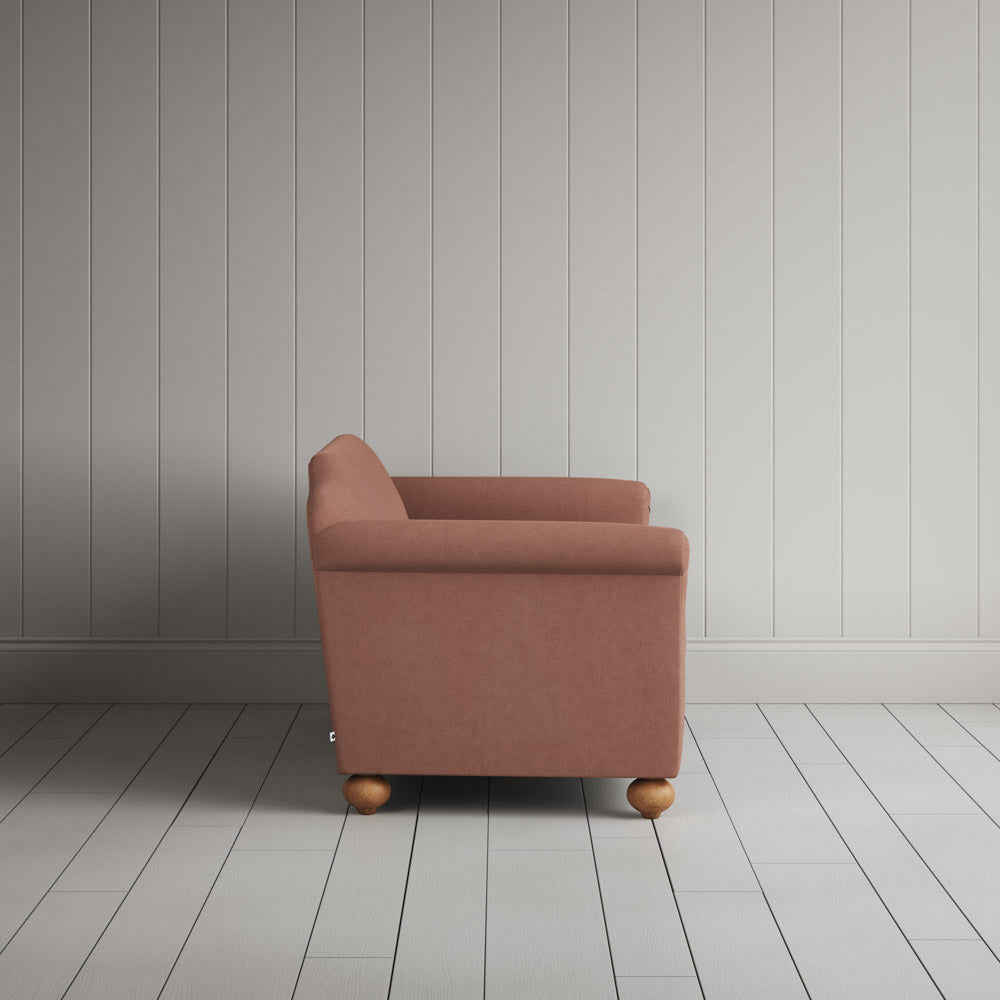  Side profile of Dolittle 2 Seater Sofa in Laidback Linen Roseberry 