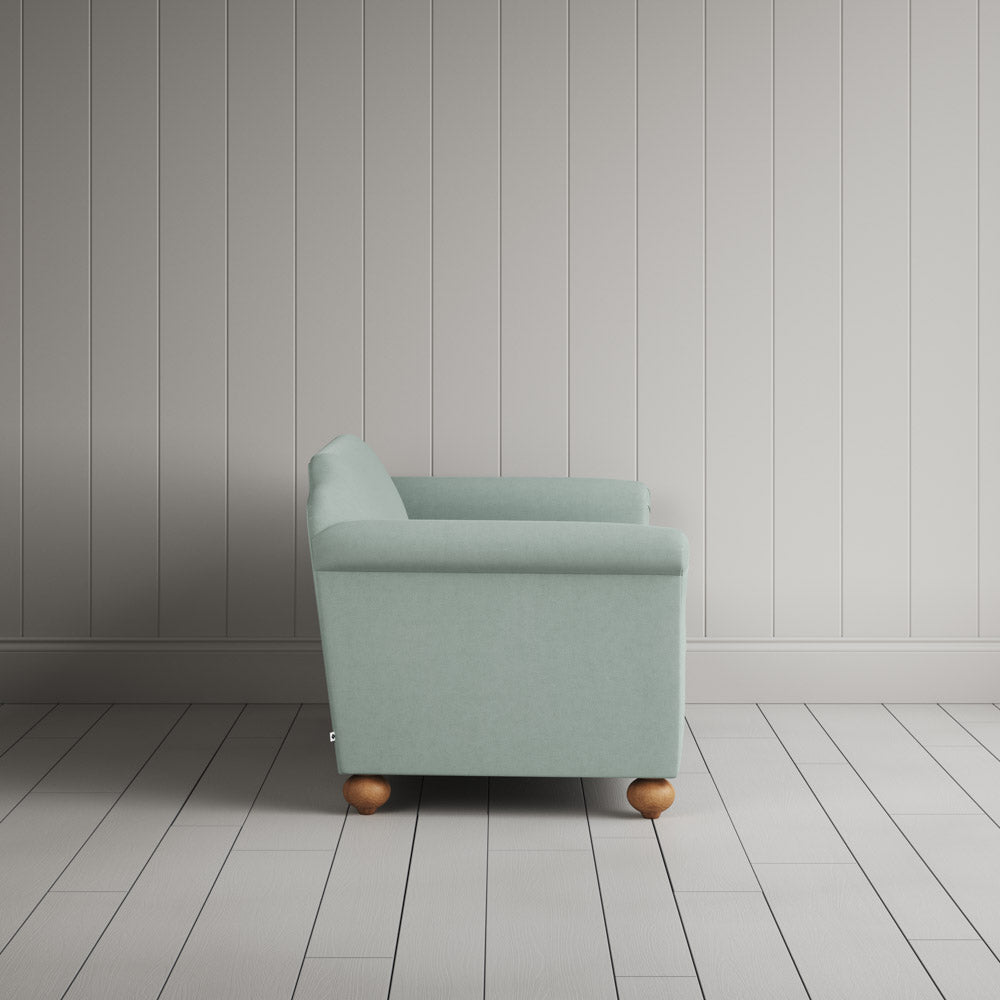  Side profile of Dolittle 2 Seater Sofa in Laidback Linen Sky 