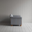 Side profile of Dolittle 2 Seater Sofa in Regatta Cotton, Blue