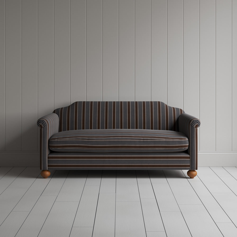  Front view of Dolittle 2 Seater Sofa in Regatta Cotton, Charcoal 