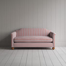 Front View of Dolittle 2 Seater Sofa in Slow Lane Cotton Linen, Berry