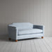image of Dolittle 2 Seater Sofa in Square Deal Cotton, Blue Brown