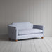 image of Dolittle 2 Seater Sofa in Ticking Cotton, Aqua Brown