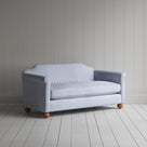 Dolittle 2 Seater Sofa in Ticking Cotton, Aqua Brown