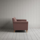 Idler 2 Seater Sofa in Intelligent Velvet Dusky Pink side profile