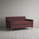 Idler 2 Seater Sofa in Laidback Linen Damson angled view