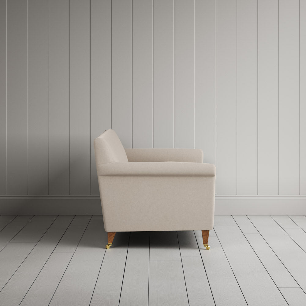 Side View of Idler 2 Seater Sofa in Laidback Linen Dove
