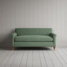 Front View of Idler 2 Seater Sofa in Laidback Linen Moss
