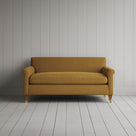 Front View of Idler 2 Seater Sofa in Laidback Linen Ochre