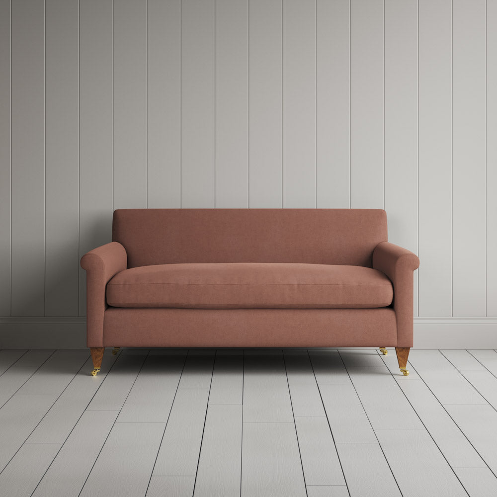  Front View of Idler 2 Seater Sofa in Laidback Linen Roseberry 