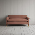Front View of Idler 2 Seater Sofa in Laidback Linen Roseberry