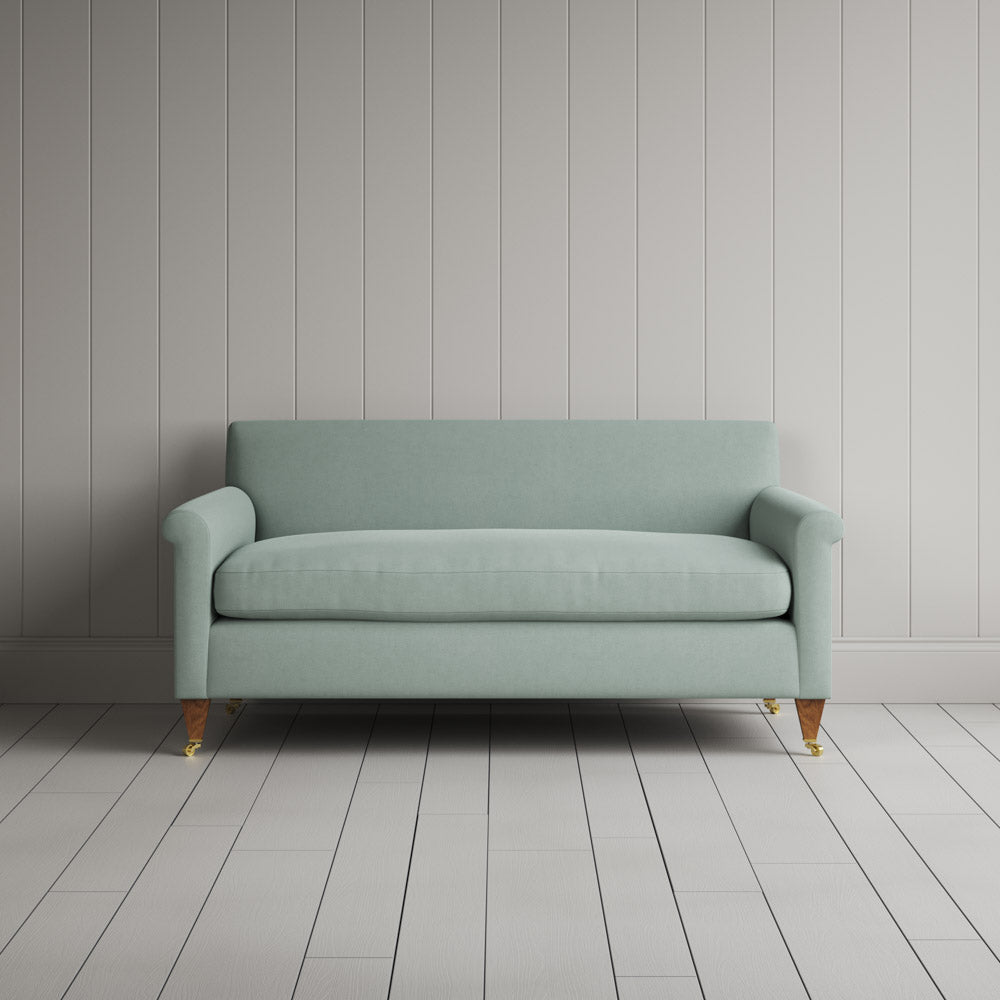  Front View of Idler 2 Seater Sofa in Laidback Linen Sky 