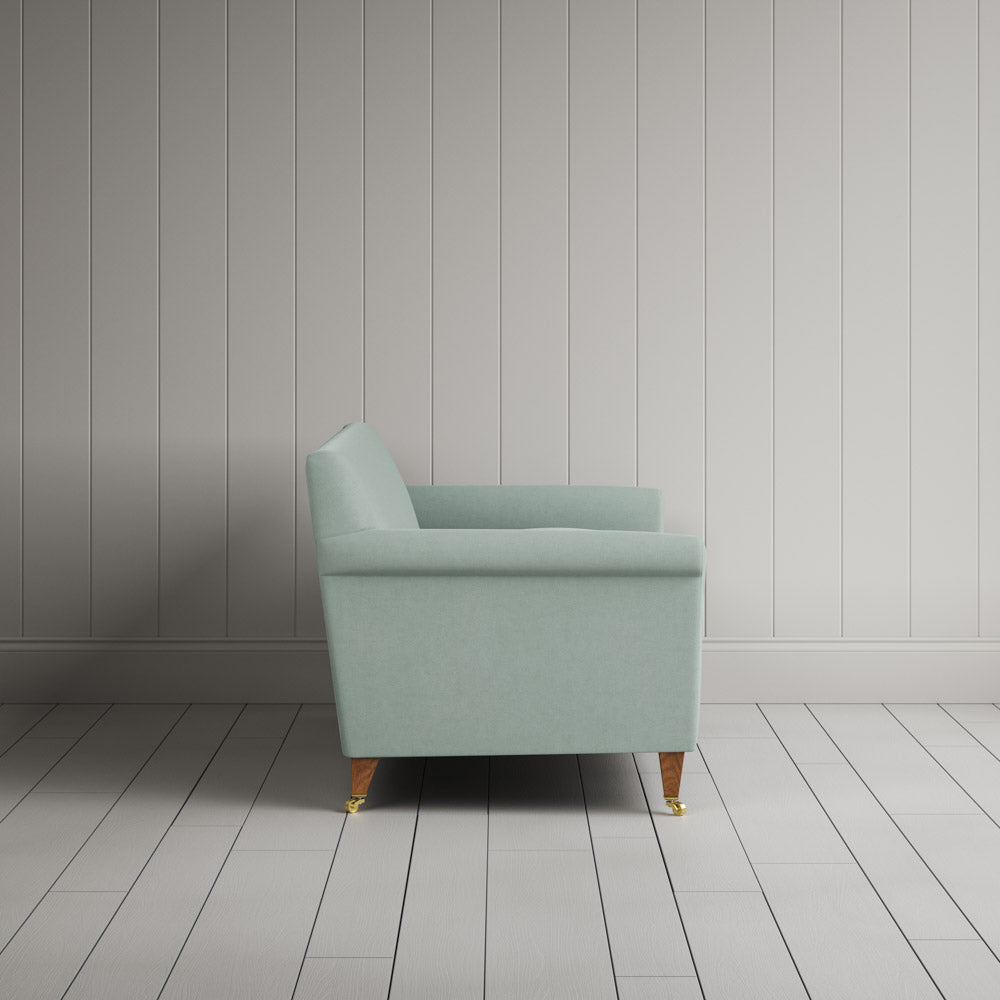  Side View of Idler 2 Seater Sofa in Laidback Linen Sky 