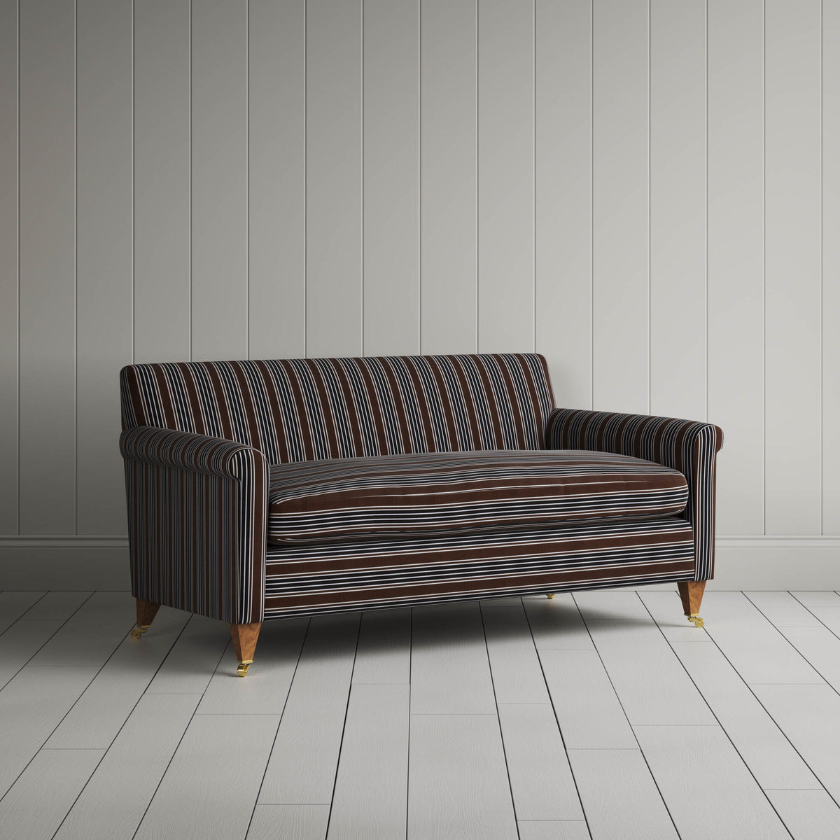 Idler 2 Seater Sofa in Regatta Cotton, Charcoal