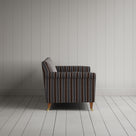 Side View of Idler 2 Seater Sofa in Regatta Cotton, Charcoal