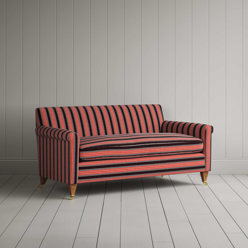  Idler 2 Seater Sofa in Regatta Cotton, Flame 