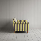 Side View of Idler 2 Seater Sofa in Regatta Cotton, Custard