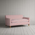 image of Idler 2 Seater Sofa in Slow Lane Cotton Linen, Berry