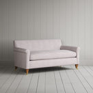 Idler 2 Seater Sofa in Ticking Cotton, Berry
