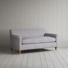 Idler 2 Seater Sofa in Ticking Cotton, Blue Brown