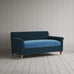 image of Idler 2 Seater Sofa in Intelligent Velvet Aegean Frame and Classic Corduroy Harbour Blue Seat