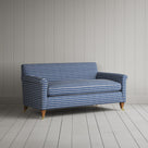 Idler 2 Seater Sofa in Well Plaid Cotton, Blue Brown