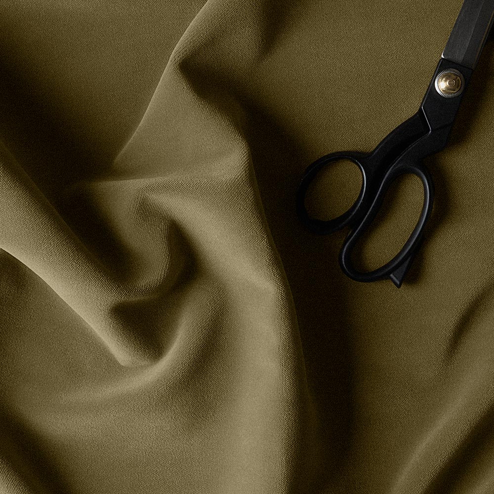 Intelligent Velvet Fabric in Sepia With Scissor - Nicola Harding