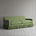 image of Curtain Call 3 Seater Sofa in Colonnade Cotton, Green and Wine
