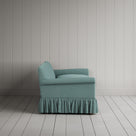 Side View of Curtain Call 3 Seater Sofa in Laidback Linen Cerulean