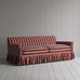 image of Curtain Call 3 Seater Sofa in Regatta Cotton, Flame