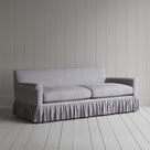 Curtain Call 3 Seater Sofa in Ticking Cotton, Blue Brown