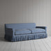 image of Curtain Call 3 Seater Sofa in Well Plaid Cotton, Blue Brown