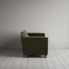 Side profile of the Caper green corduroy Dolittle sofa