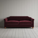 Front View of 3 seater sofa in Classic Corduroy Cherry