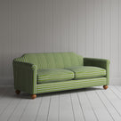 Dolittle 3 Seater Sofa in Colonnade Cotton, Green and Wine