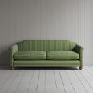 Dolittle 3 Seater Sofa in Colonnade Cotton, Green and Wine
