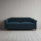 Front View of Dolittle 3 Seater Sofa in Intelligent Velvet Aegean