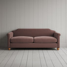 Front View of Dolittle 3 Seater Sofa in Intelligent Velvet Dusky Pink