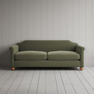 Front View of Dolittle 3 Seater Sofa in Intelligent Velvet Green Tea