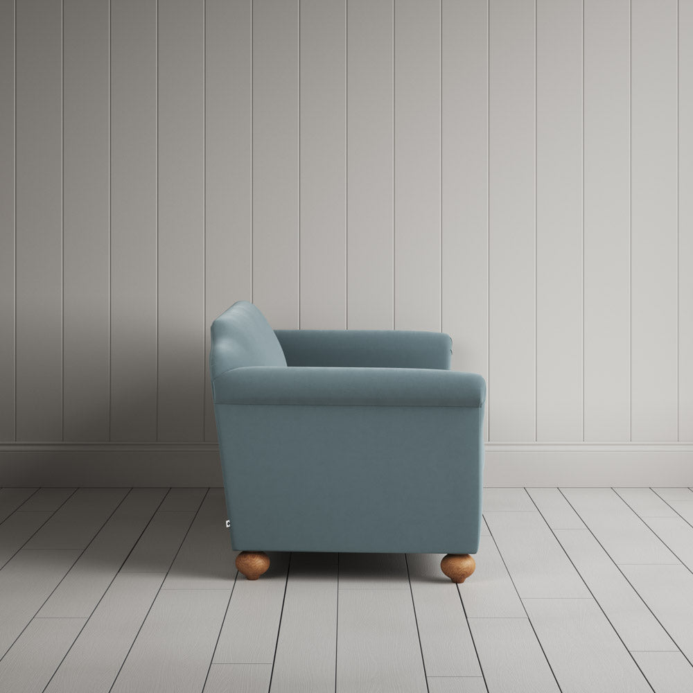 Side view of Dolittle 3 Seater Sofa in Intelligent Velvet Mineral