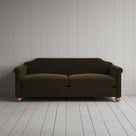 Front View of Dolittle 3 Seater Sofa in Intelligent Velvet Seaweed