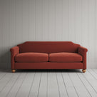 Front View of Dolittle 3 Seater Sofa in Intelligent Velvet Sienna